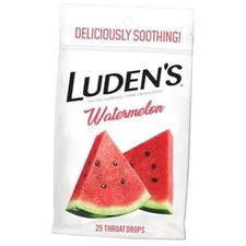 Luden's Soothing Throat Drops, 25 ct (Pack of 1) 25 Count (Pack of 1) Watermelon