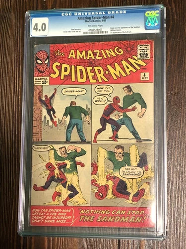 Amazing Spider-Man #4 CGC 4.0 1st Sandman! Priced to sell!!!