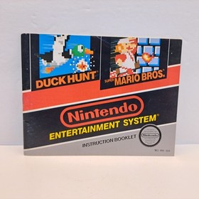 3 Varianti di Nintendo NES Super Mario Bros & Duck Hunt Manuale, SOLO Manuali 