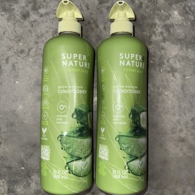 Super Nature Potent Aloe Conditioner Jumbo 30 FL OZ (2 Pack) Brand NEW