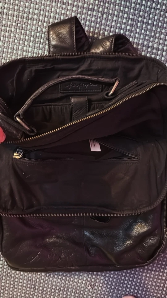 free people leather backpack - Image 3 of 4