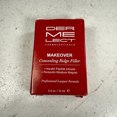 DerMeLect Makeover Concealing Ridge Filler Peptide Infused Nail Polish - NEW