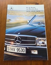 Prospekt Mercedes Benz R107 300 SL / 420 SL / 500 SL von 12/1986