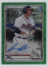 2020 Bowman Chrome Prospects Green Shimmer Refractor /99 Bryce Ball Auto 1nq3