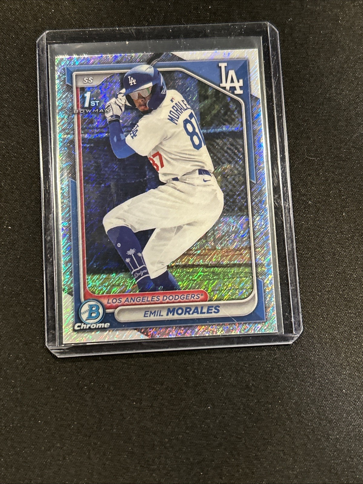 2024 Bowman Chrome Baseball - Emil Morales #BCP-221 - Shimmer Refractor