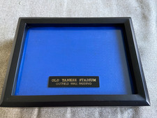 Old Yankee Stadium Outfield Wall Padding Framed