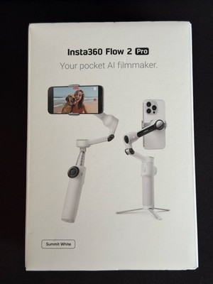 Insta360 Flow 2 Pro Standard Summit White Smartphone Gimbal Selfie Stick