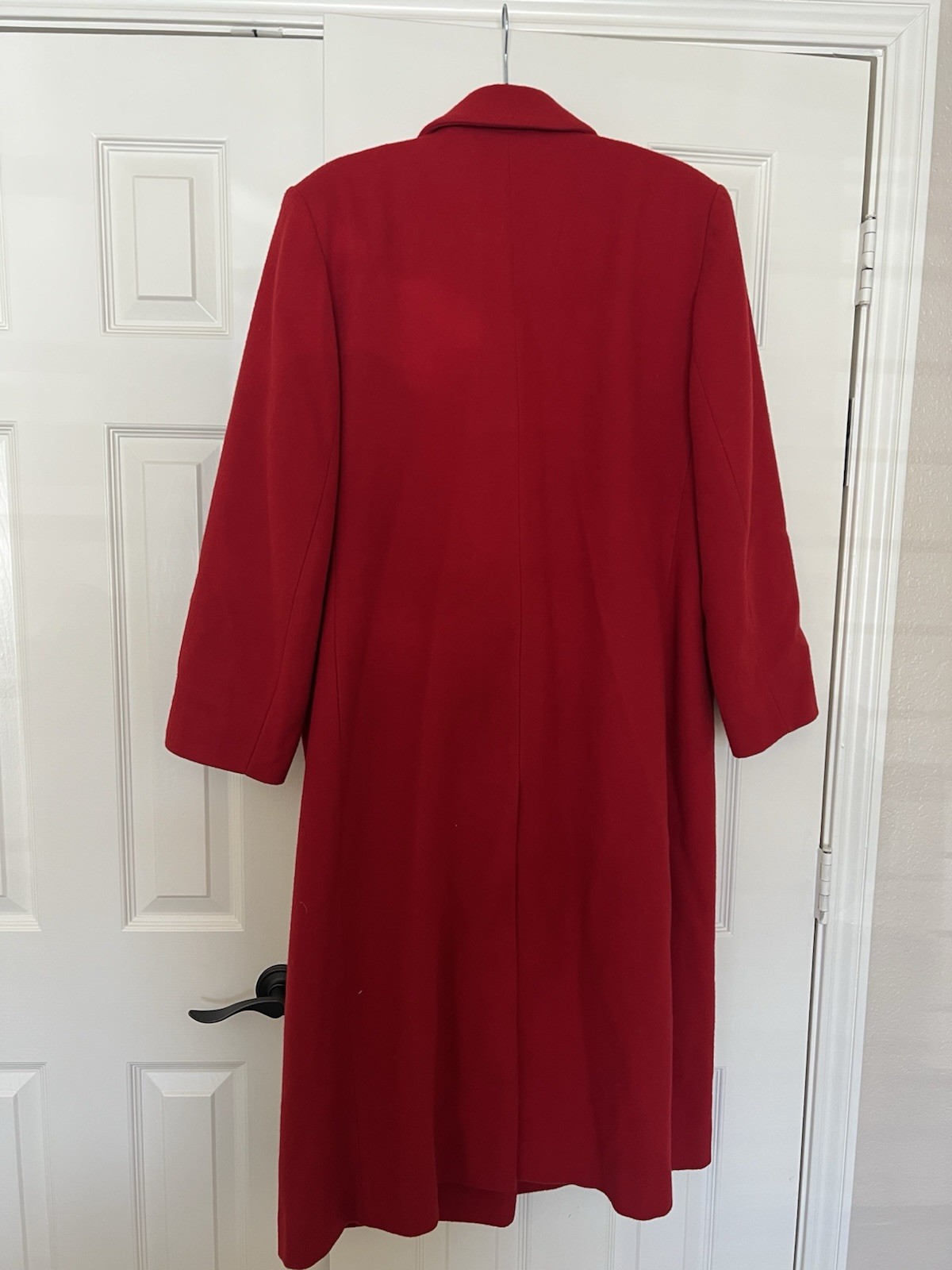 Pendleton 100% Virgin Wool Long Jacket Red 10 - image 2