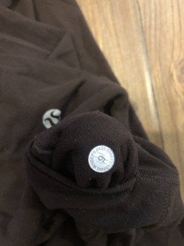 Leggings vintage Lululemon donna marrone yoga activewear taglia 6 sport outdoor - Foto 12 di 18