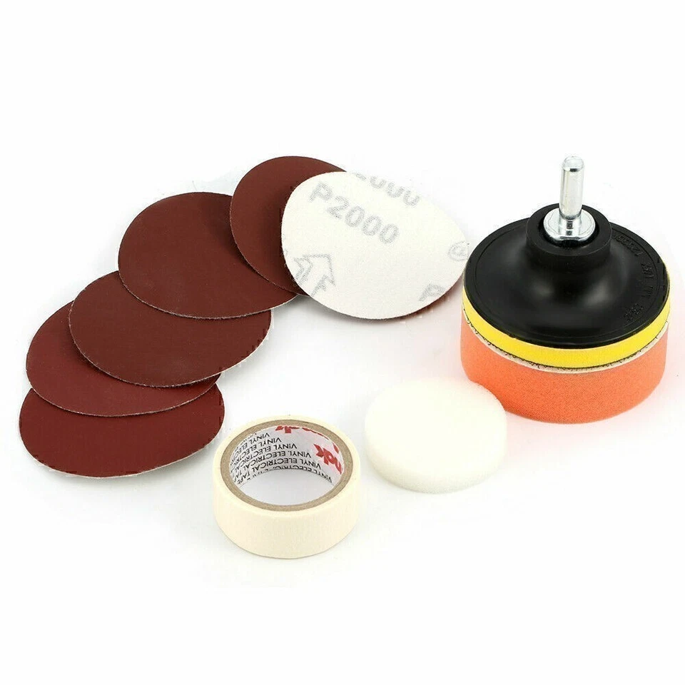 Kit de reparación de restauración de lentes de faros de coche profesional limpiador de faros de coche pulido Mv Foto 2 de 4