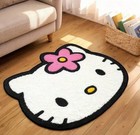 Sanrio Hello Kitty Polyester Door Mat, Cute Cartoon Character Office Floor Rug