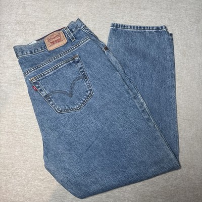 VTG Levi's 550 Jeans Womens 18s Classic Relaxed Denim Blue Tapered Leg