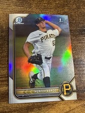 HUNTER BARCO 2022 Bowman Draft #BDC-103 1st Silver Refractor