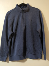 Under Armour ColdGear Loose Navy Top Size M 1/4 Zip Sweater Fleece Pullover