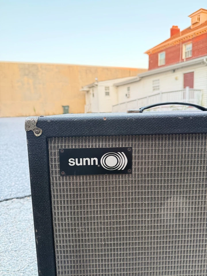 De colección 1971 Sunn Sonic I 1x15 gabinete de bocina plegable, ¡en estado impresionante! Foto 4 de 4