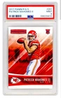2017 Panini Rookies & Stars - Rookies Patrick Mahomes II #201 (RC) PSA 9