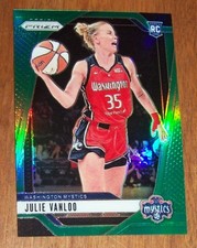 2024 Panini WNBA Prizm Basketball Julie Vanloo Rookie Green Prizm Card