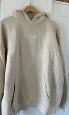 COMFRT Bone beige cream Utility Hoodie, Size XXXL