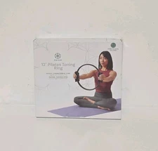	Gaiam Pilates Ring 12" Fitness Circle - Lightweight & Durable Foam Padded	