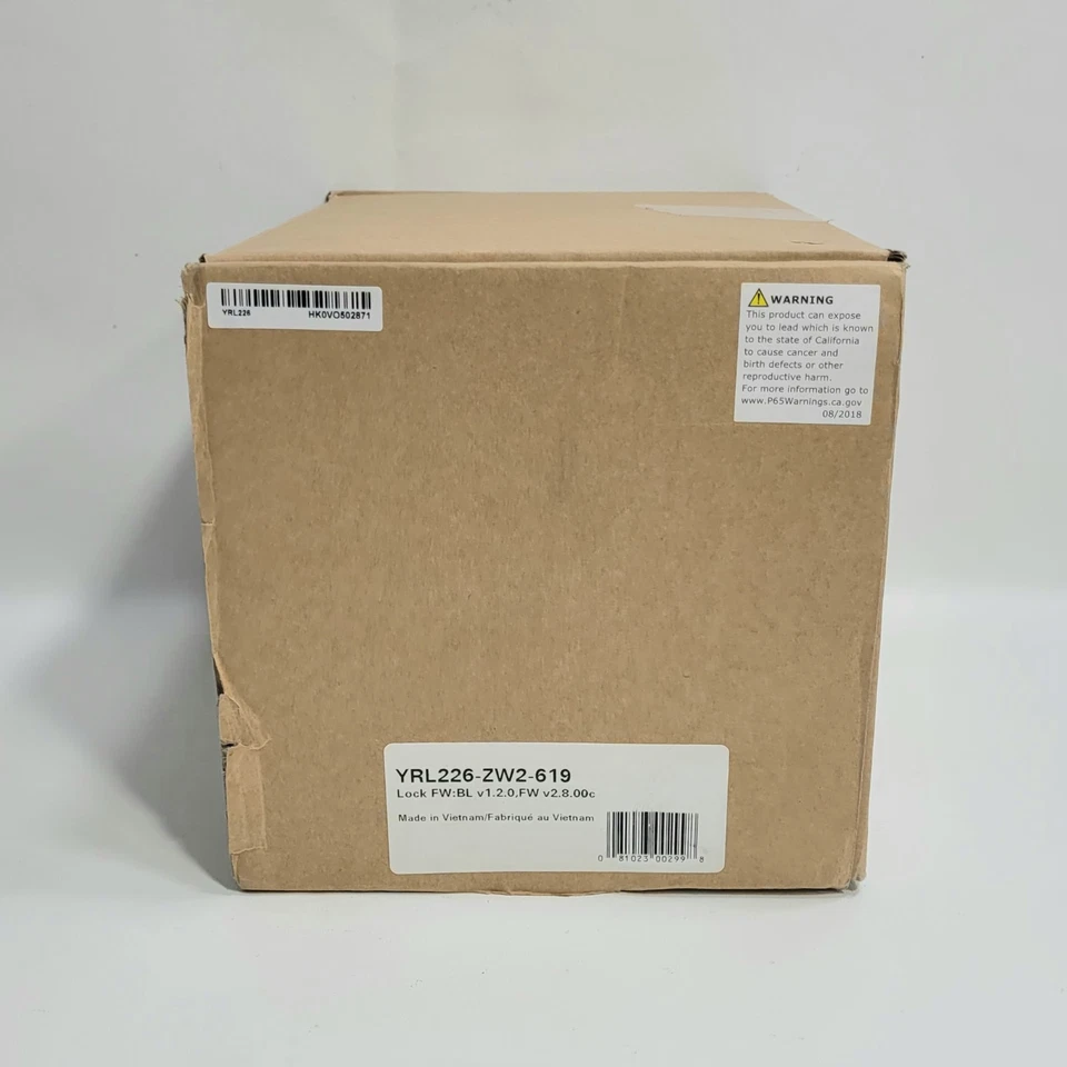 Yale Assure Lever Entry Door Lock w Wi-Fi Connected Touchscreen in Satin Nickel - Image 2 of 4