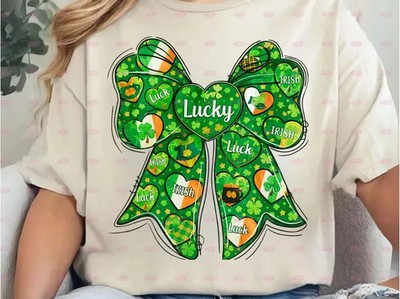 Coquette Bow St Patrick s Day Shirt Soft Girly Style