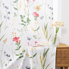 Floral Curtains 84 Inches Long for 52"W x 84"L Pack of 2 Spring - Floral