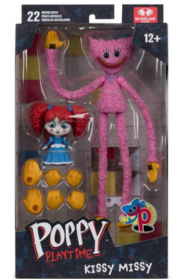 McFarlane Toys MOB Poppy Playtime Kissy Missy with Poppy Actionfigur in Box