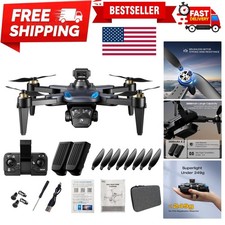 GPS Drone with 4K Dual Camera for Adults,Foldable HD Drones for Kids&Beginner...