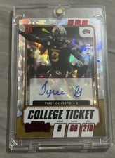 2021 Panini Contenders Draft Picks Auto Tyree Gillespie #246 Cracked Ice /23