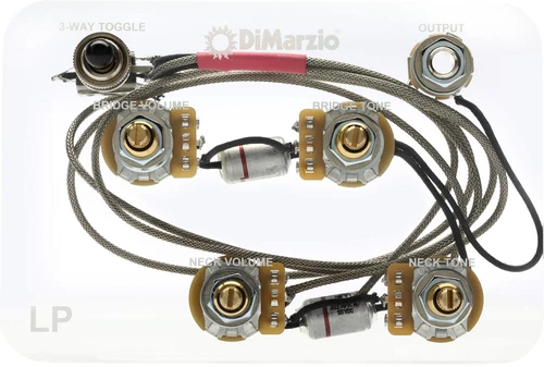 DiMarzio Les Paul Wiring Harness Upgrade (5-pack) Bundle