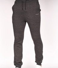 Crosshatch Men's Chelmere Joggers Small Charcoal New Bottoms Pants Trousers Mens