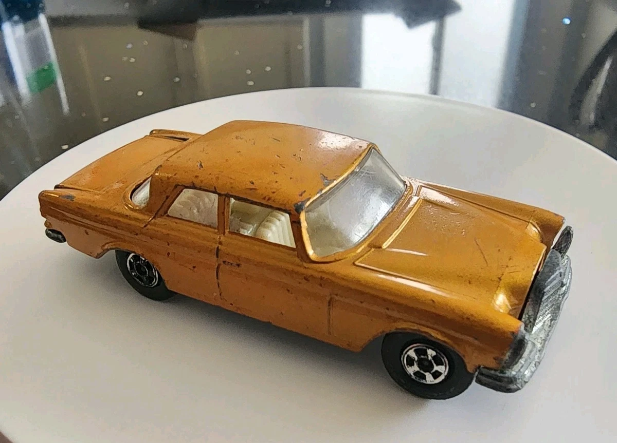 Matchbox Superfast Mercedes-Benz Gold Vintage Manufacture Diecast