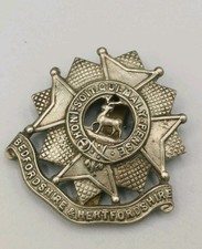 Bedfordshire and Hertfordshire British Army Cap Badge