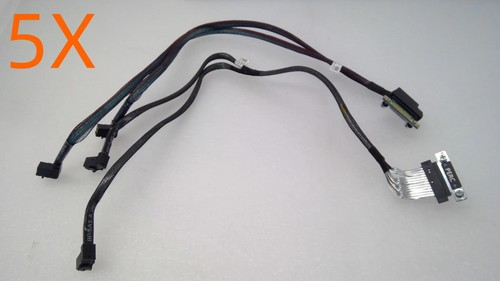 5x Cable 0F037K Dell PowerEdge R730 Dual 12Gb SAS SFF-8643 H330 H730 H730P*Read*