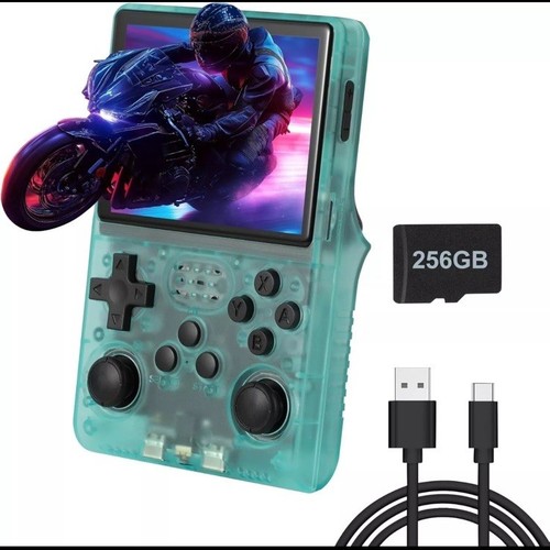 [30000 in 1 R40S PRO Handheld Game Console 3.5 inch IPS Screen Mini Retro Con...