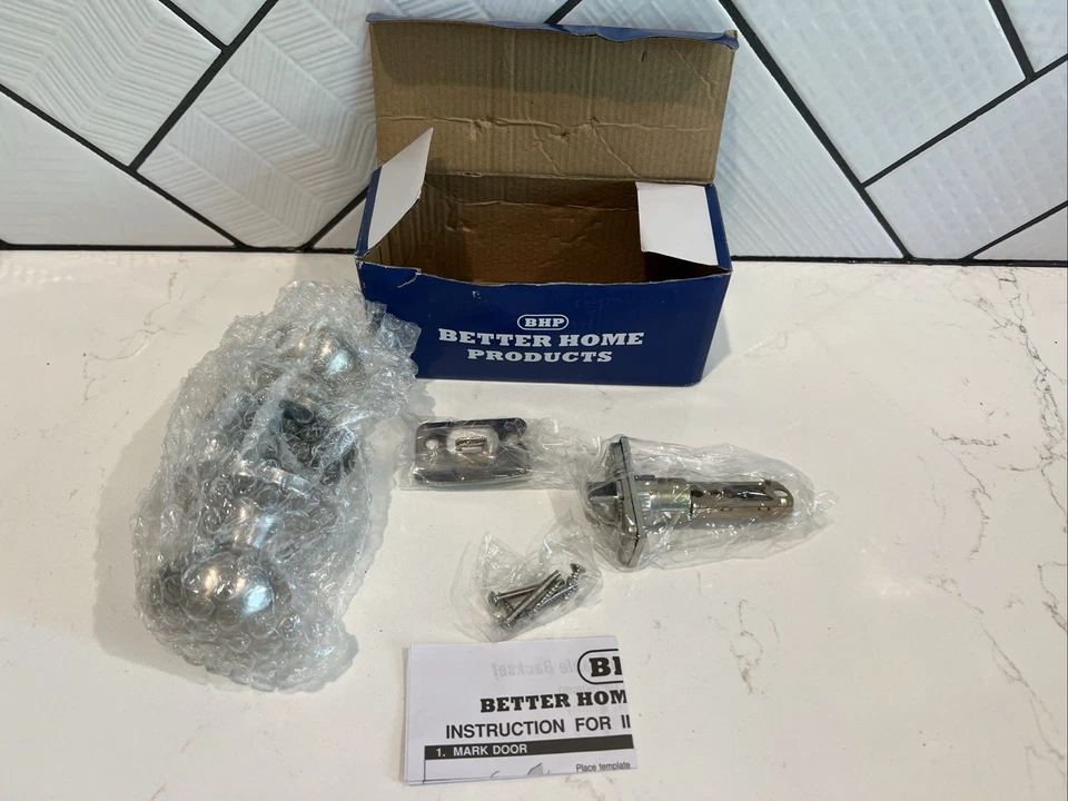 Better Home Products perilla de hongo paso níquel satinado #52115SN Foto 3 de 3