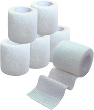 x 5 Yards Self Adherent Wrap Bulk Breathable Self Adhesive Vet Tape for