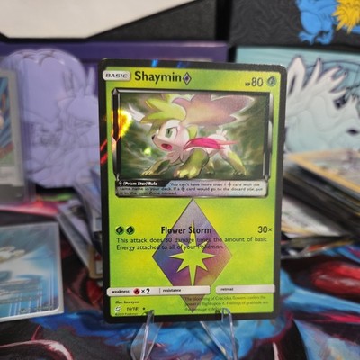 Shaymin Prism Star - 10/181 - SM Team Up Holo Rare Pokémon Card - NM