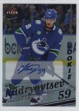 2025-26 Fleer Ultra Rookies Rainbow Foil Kirill Kudryavtsev #188 Rookie Auto RC