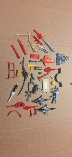 Vintage 1980s Action Figure Accessory Lot  Transformers rambo centerians gi joe+