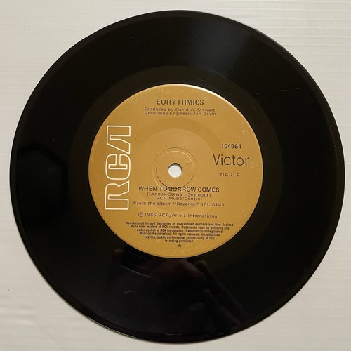 Eurythmics When Tomorrow Comes Vinyl Record 7” 45 RPM 104564 RCA Victor 1986 - Picture 2 of 24