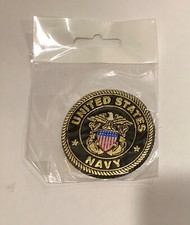 U.S. Navy USN Emblem Rubber Fridge Magnet B20