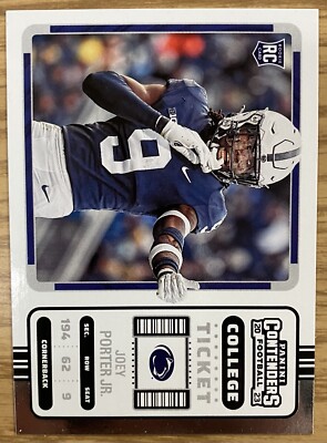 2023 Panini Chronicles Contenders D.P. #25 Joey Porter Jr. RC Penn