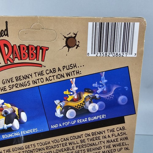 Roger Rabbit BENNY THE CAB Roadster Figure Toontown Vintage LJN 1988 NICE NEW - Picture 10 of 16