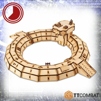 SFX071 TTCombat - Sci-Fi X - PHI PARTICLE COLLIDER (10mm) (Terrain, Battletech)