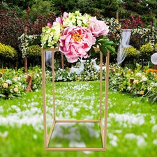10pcs Metal Flower Vase Column Stand Wedding Flower Balloon Display Rack