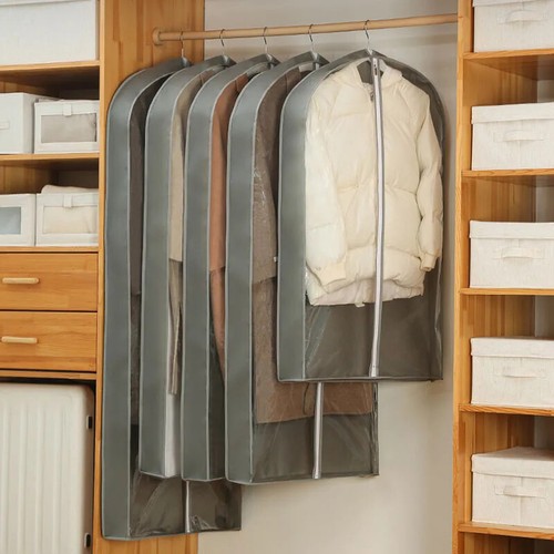 Thickening Clothes Dust Case Garment Coat Organizer Cover Storage Protect Bag - Picture 2 of 33