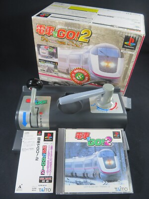 Densha de go 2 ps2 ps1 controller playstation sony Japan Taito train game jp