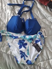 WOMENS  POUR MOI MIX SET  BIKINI NEW TOP  34d & bottoms 16    BNWT