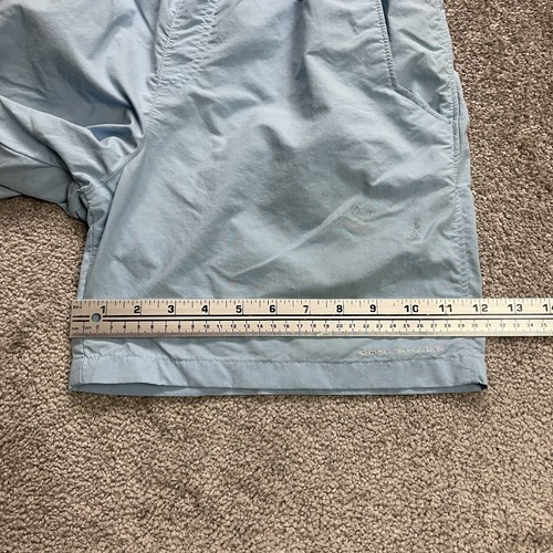 Columbia Backcast PFG Omni Shade Water Shorts Boys XL Light Blue Fishing Outdoor - Picture 14 of 15